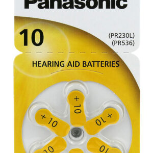PANASONIC μπαταρίες ακουστικών βαρηκοΐας PR10