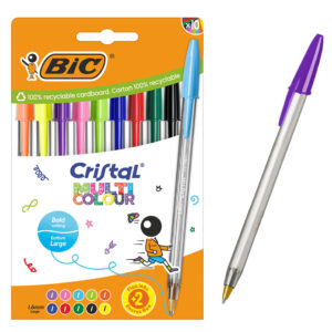 BIC στυλό διαρκείας ballpoint Cristal Multicolour