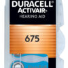 DURACELL μπαταρίες ακουστικών βαρηκοΐας Activair 675