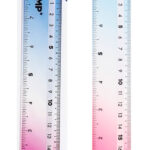 MP πλαστικός χάρακας PL019-2