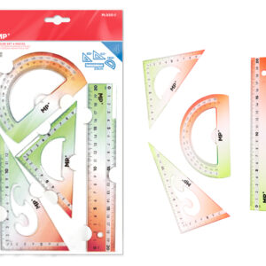 MP σετ πλαστικοί χάρακες PL020-1