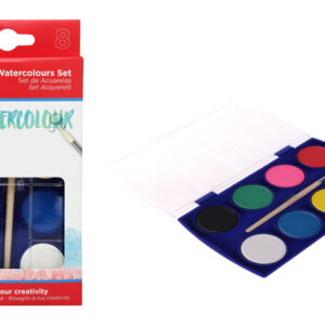 MP σετ νερομπογιές PP151 με πινέλο & κασετίνα