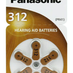 PANASONIC μπαταρίες ακουστικών βαρηκοΐας PR312