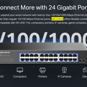 24x Gigabit θύρες