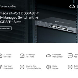 24x 2.5Gbps θύρες