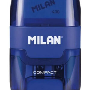 MILAN ξύστρα μολυβιών με κάδο & γόμα 1204703116