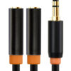 CABLETIME καλώδιο ήχου 3.5mm σε 2x 3.5mm CT-AV309-P12G