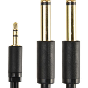 CABLETIME καλώδιο ήχου 3.5mm σε 2x 6.35mm AV310-17G