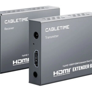 CABLETIME HDMI video extender CT-HEHD-FG60 μέσω καλωδίου RJ45
