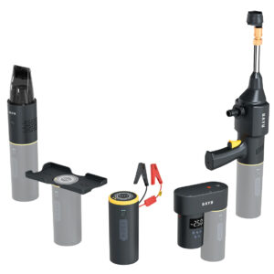 BAYU car kit με εκκινητή μπαταρίας/συμπιεστή αέρος/πιστόλι πλυσίματος/σκουπάκι αυτοκινήτου E-Pro C