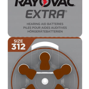 RAYOVAC μπαταρίες ακουστικών βαρηκοΐας 312MF