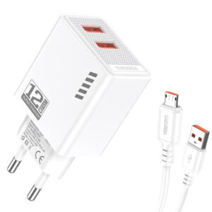 KAKUSIGA φορτιστής τοίχου KSC-1238 με καλώδιο micro USB