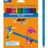 BIC σετ χρωματιστές ξυλομπογιές Kids Tropicolors