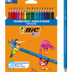 BIC σετ χρωματιστές ξυλομπογιές Kids Tropicolors