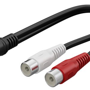 GOOBAY καλώδιο 3.5mm male σε 2x RCA female 50600