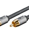 GOOBAY καλώδιο ήχου RCA σε RCA 65296