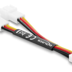 DELOCK καλώδιο 1x 3pin σε 2x 3pin 91429 για ανεμιστήρες
