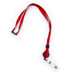 ΛΟΥΡΑΚΙΑ ΛΑΙΜΟΥ LANYARDS ΚΟΚΚΙΝΑ ΜΕ YOYO ΣΕΤ/10