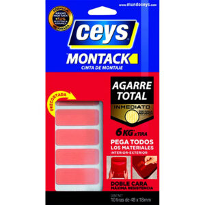ΑΥΤΟΚΟΛΛΗΤΑ ΔΙΠΛΗΣ ΟΨΗΣ CEYS MONTACK 10τεμ. 48x18mm