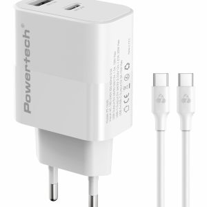 POWERTECH φορτιστής τοίχου PT-1635 με καλώδιο