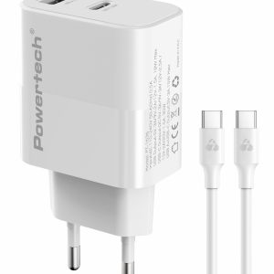 POWERTECH φορτιστής τοίχου PT-1636 με καλώδιο