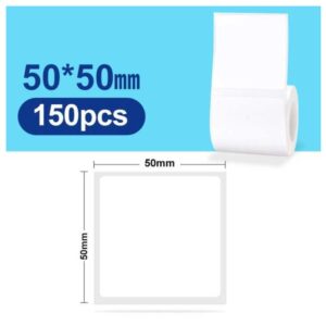 ΕΤΙΚΕΤΕΣ NIIMBOT 50x50mm / 150ετ. ΛΕΥΚΟ