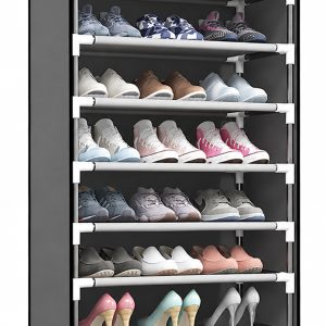 HOME USE υφασμάτινη παπουτσοθήκη HUH-0266 με 8 ράφια