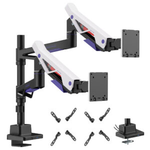 BRATECK gaming βάση γραφείου για 2x οθόνες LDT95-C024UCP