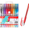 MP σετ στυλό διαρκείας ballpoint PE105O με glitter