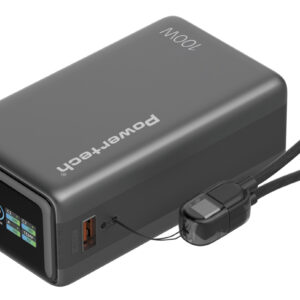 POWERTECH power bank PT-1640 με οθόνη & καλώδιο