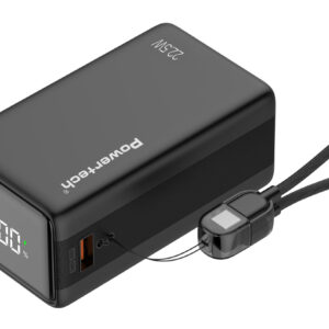 POWERTECH power bank PT-1642 με οθόνη & καλώδιο
