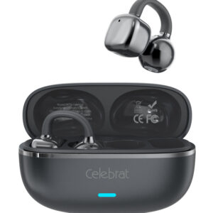 CELEBRAT earphones με θήκη φόρτισης W74